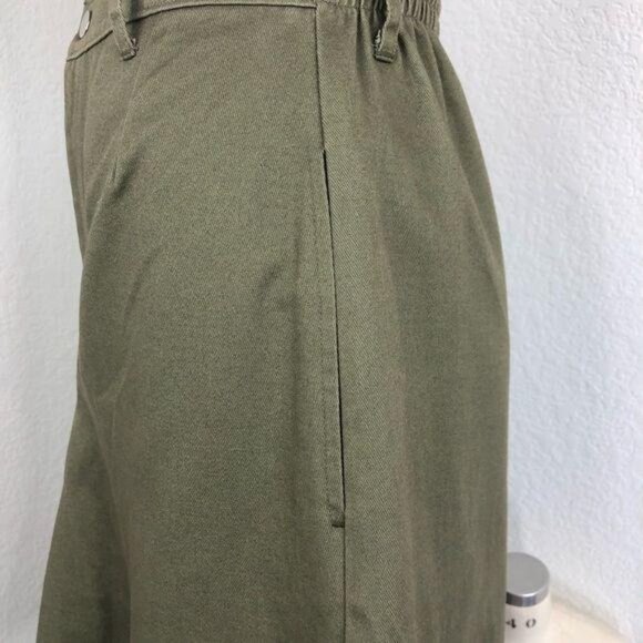 OAK Military Wide Short in Fatigue Culotte Flare - Picture 7 of 12